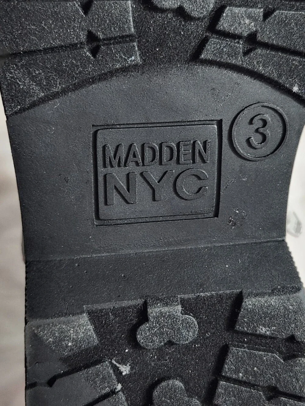 Girls' Madden NYC Silver Butterfly  Boots SZ 3